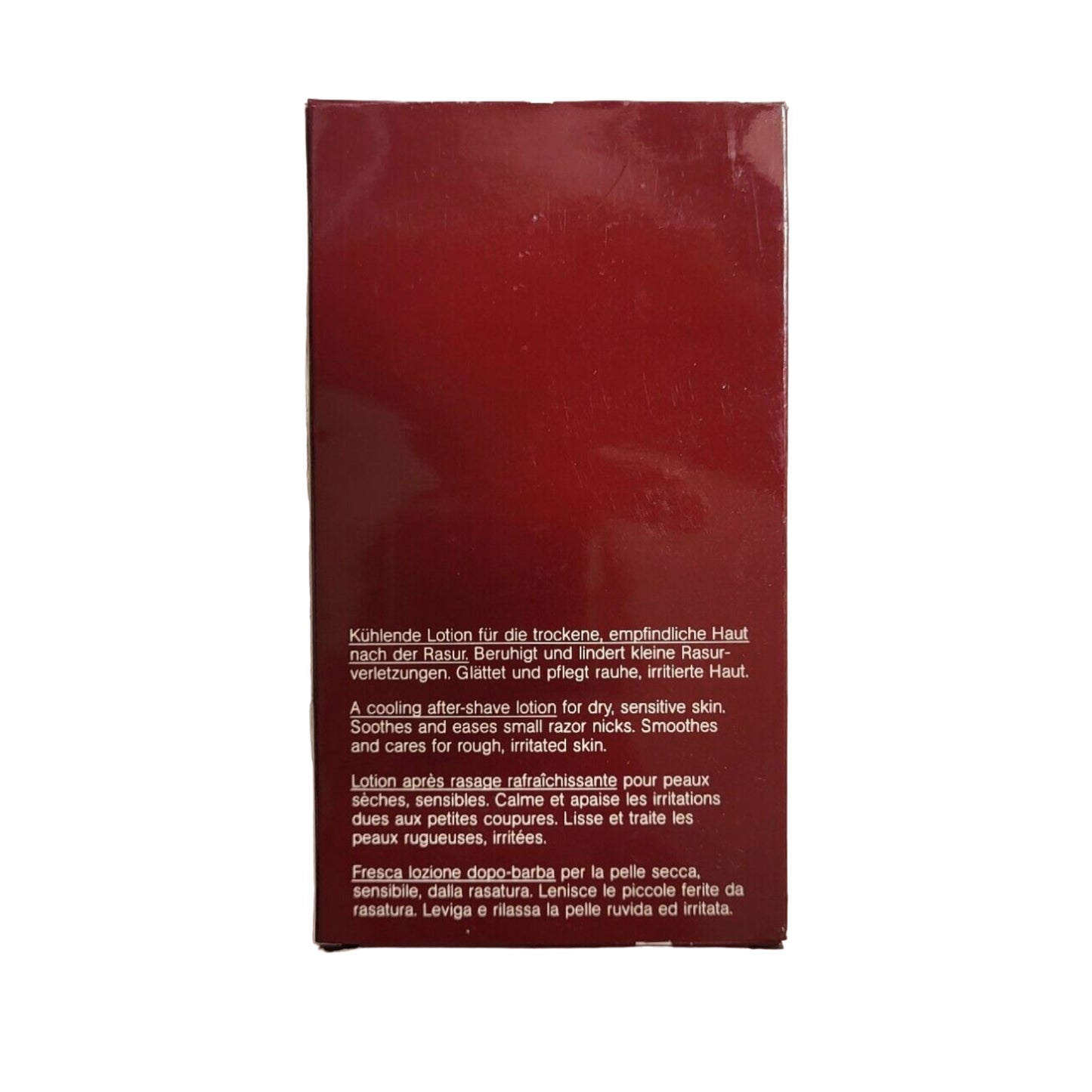 Marbert man after shave package back